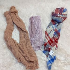 Fall Scarves- Set of 3 - NWT